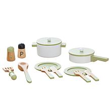 Teamson Kids - Little Chef Frankfurt Wooden Cookware Set