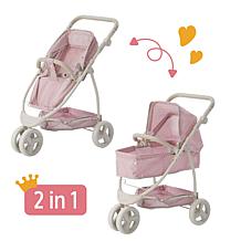 Teamson Kids Olivia's Little World Polka Dots Princess Doll Stroller