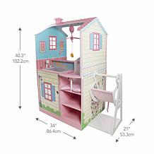 Teamson Kids Olivia's World Classic Doll Changing Station Dollhouse