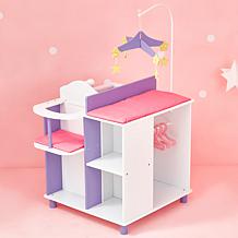 Teamson Kids Olivia's World Polka Dots Princess Doll Changing Station