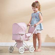 Teamson Kids Olivia's World Polka Dots Princess Doll Deluxe Stroller