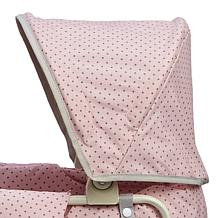 Teamson Kids Olivia's World Polka Dots Princess Doll Deluxe Stroller