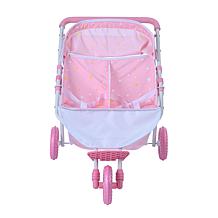 Teamson Kids Olivia's World Twinkle Stars Princess Doll Twin Stroller