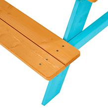 Teamson Kids Outdoor Wood Picnic Table and Chair Set