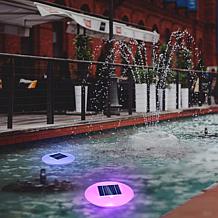 Techko Multicolor Solar Pool Lights 2-Pack