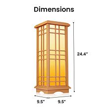 Techko SJL-602-1 Solar Zen Lantern - 24.5" H