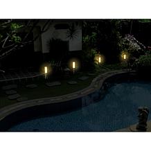 Techko Solar Garden and Walkway Light Amber or White Light