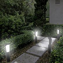 Techko Solar Garden and Walkway Light Directional Amber or White Light