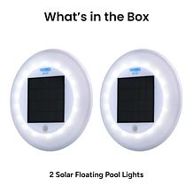 Techko Solar Pool Lights 2-Pack