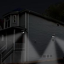 Techko Solar Security Light Dual Light with Removable Panel