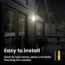 Techko Solar Wall Amber or White Light