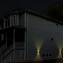 Techko Solar Wall Dual Direction Amber or White Light