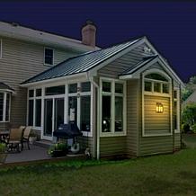 Techko Solar Wall Lantern Amber or White Light Clear Panel