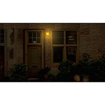 Techko Solar Wall or Pillar Light Amber or White Light