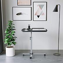 Techni Mobili Adjustable Laptop Cart on Wheels