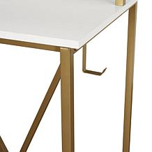 Techni Mobili Industrial Writing Desk, Black