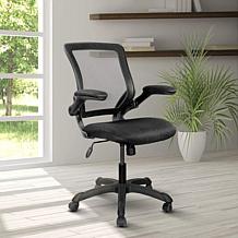 Techni Mobili Mesh Task Office Chair with Flip-Up Arms