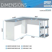 Techni Mobili Modern L-Shaped Desk