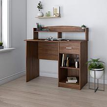 Techni Mobili Modern Office Desk/Hutch