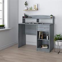 Techni Mobili Modern Office Desk/Hutch