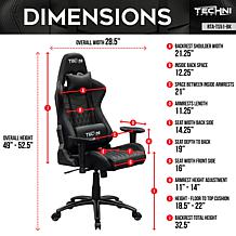 Techni Sport TS-5100 Ergonomic High Back Racer Style PC Gaming Chair