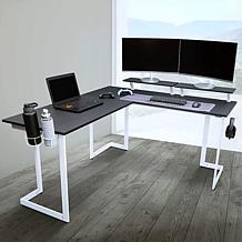 Techni Sport Warrior L-Shaped Gaming Desk