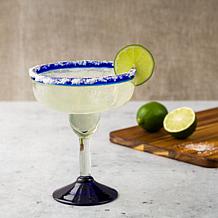 Ten Strawberry Street 6pc. Handblown Mexican Margarita Glass