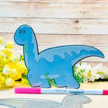The Stamps of Life 5"x7" Long Neck Dino Shaped Card Fold-it Die Set