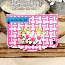 The Stamps of Life A1 Basket Weave Background Die Set