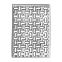 The Stamps of Life A1 Basket Weave Background Die Set