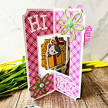 The Stamps of Life A2 Reverse Corner Square Criss Cross Card Die Set