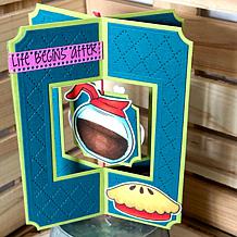 The Stamps of Life A2 Reverse Corner Square Criss Cross Card Die Set