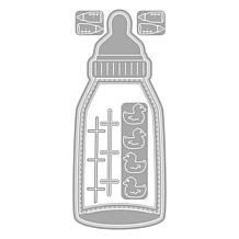The Stamps of Life Baby Bottle Slimline Shaped Card Fold-it Die Set