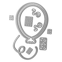 The Stamps of Life Balloon Shaped Card Fold-it Die Set