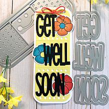 The Stamps of Life Bandage Shaped Card Slimline Fold-it Die Set