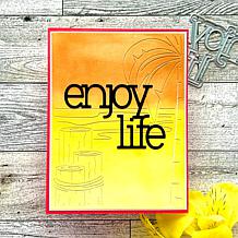 The Stamps of Life Beach A2 Background Die Set