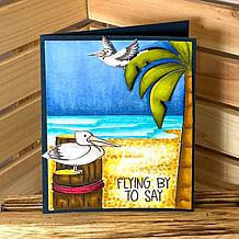 The Stamps of Life Beach A2 Background Die Set