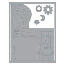 The Stamps of Life Beach A2 Background Die Set