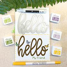 The Stamps of Life Big Word Hello Die Set