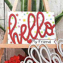 The Stamps of Life Big Word Hello Die Set