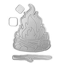 The Stamps of Life Campfire Shaped Card Fold-it Die Set