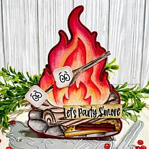 The Stamps of Life Campfire Shaped Card Fold-it Die Set