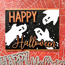 The Stamps of Life Cheerful Halloween Word Die Set