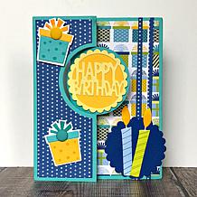 The Stamps of Life Circle Flip It Die Card Folds to A2 DIY Craft Dies