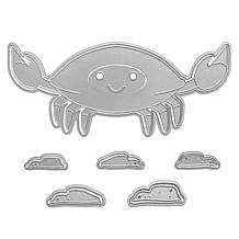 The Stamps of Life Crab Shaped Card Slimline Fold-it