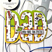 The Stamps of Life Dad Shaped Card Fold-it