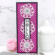 The Stamps of Life Dotted Slimline Panel Die