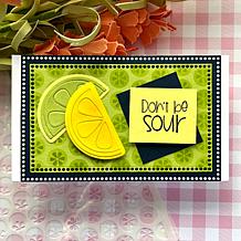 The Stamps of Life Drink Cup A2 Shaped Card Fold-it Die Set