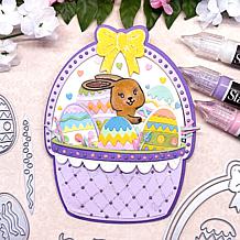 The Stamps of Life Easter Basket A2 Shaped Card Fold-it Die Set