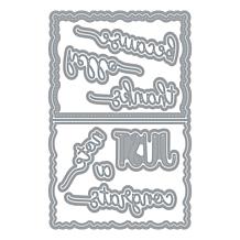 The Stamps of Life Everyday Deckle Edge A2 Card Die Set